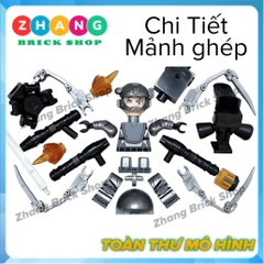 Mô hình nhân vật Skibidi Toilet Female Mutant KDL838 K2249 Zhang Brick Shop