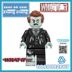 Đồ chơi xếp hình What If gồm Star lord Black Widow - Falcon Hawkeye Okye - Happy Hogan Agent 11 Minifigures Kopf KF6148