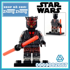 Xếp hình Star Wars Echo - Bo Katan Mandalorian Darth Maul Clone Trooper Lego Minifigures WM6098