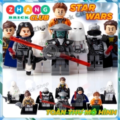 Xếp hình Star Wars Darth Malgus - Snowtrooper - Kordi - Naare - Chewbacca - Zander Rowan Lego Minifigures Xinh X0132