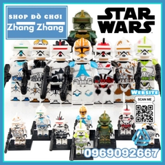 Đồ chơi xếp hình Star Wars gồm Ahsoka's Clone Trooper Minifigures Xinh X0303