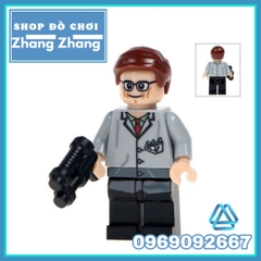 Xếp hình Red Hood - White Lantern - James Gordon - Hugo Strange - Nygma - Bullock - Penguin Lego Minifigures POGO PG8070