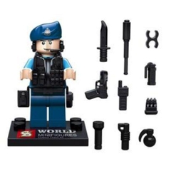 Xếp hình lực lượng cảnh sát đặc nhiệm Hongkong PTU SDU đặc nhiệm Phi Hổ SwatLego Minifigures SY278