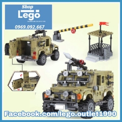 [497 hình] Xếp hình Xe zeep quân sự xe chỉ huy quân đội mới nhất 2020 Lego Minifigures Xingbao Xb06012