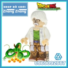 Xếp hình Dragon Ball Z Tiến Sĩ Dr Brief trong 7 viên ngọc rồng Lego Minifigures Kopf KF2028 KF8033