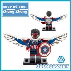 Xếp hình Winter Soldier - Agent 13 - Baron Zemo - US Agent - Batroc - Falcon Battlestar Lego Minifigures Xinh X0313