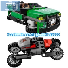 Lego xếp hình người nhện spiderman Xe zeep