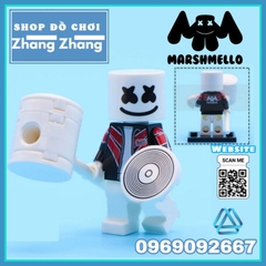 Đồ chơi xếp hình mô phỏng DJ Marshmallow mô hình Minifigures WM6064