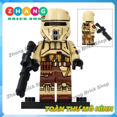 Đồ chơi xếp hình Star Wars gồm Peli Motto - Fennec Shard - Boba Fett - Greef Karga - Jango Fett Minifigures WM6122