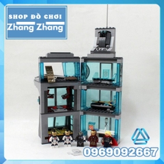 [511 hình] Xếp hình Lego Attack On Avengers Tower Lego Minifigures Decool 7114