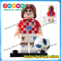 Xếp hình mô hình cầu thủ bóng đá nổi tiếng gồm Ronaldo - Messi - Cavani Lego Minifigures Koruit KT1003