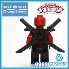 Xếp hình Samurai Spider-Man Marvel siêu anh hùng Lego Minifigures WM370