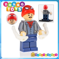 Xếp hình Lego Spider-Man Far From Home Mysterio Peter Parker Nick Fury Happy Hogan Hydro Man Lego Minifigures Xinh X0249