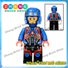Xếp hình The Flash Atom Lightning Arkham Knight Bane Cosmic Boy DC Comics Lego Minifigures Xinh X0119