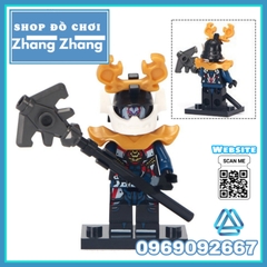 Xếp hình Ninjago Master Spinjitzu Harumi Samurai X Lego Minifigures LELE A001-008