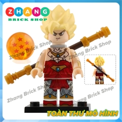 Xếp hình Dragon Ball Gohan - Bardock - Broly - Goku Vegeta Lego Minifigures WM6032
