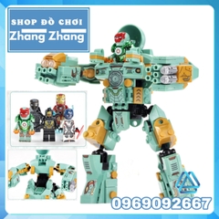 [327 hình] Xếp hình Iron Man Hulkbuster biến hình mới nhất 2020 siêu đẹp siêu rẻ Lego Minifigures SY1339