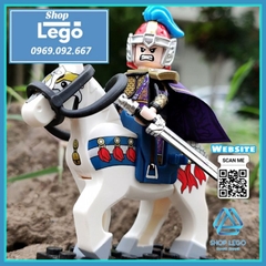 Xếp hình chiến mã ngựa của Chu Du trong Tam quốc Diễn Nghĩa Lego Minifigures DW001 006