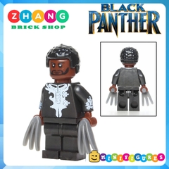 Xếp hình Black Panther Scarecrow Lana Lang Superwoman Psylocke Robin Marvel DC Green Arrow Lego Minifigures POGO PG8153
