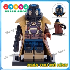 Xếp hình Thành phố Gotham Batman, Harley Quinn, Banshee, Condiment King Lego Minifigures POGO PG8100