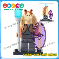 Xếp hình Star Wars Obi-Wan Imperial Guard Stormtrooper Darth Vader Jar Binks Han Solo Lego Minifigures Lele C015 022