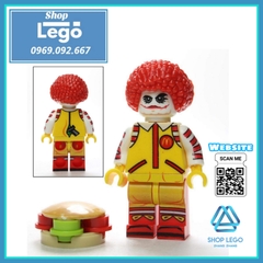 Xếp hình Batman - Vixen - Joker - Hamburglar Dormammu Captain Avalon Deadpool Spider-Man Lego Minifigures POGO PG8084