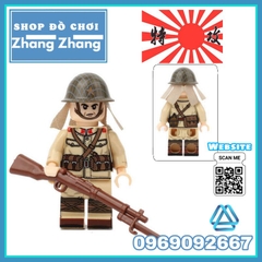 Đồ chơi xếp hình Lính phát xít Nhật thế chiến II Minifigures JJ001 005
