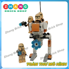 [119 hình] Xếp hình Star Wars 4 lính Geonosis Troopers battle đại chiến Lego Minifigures K-004