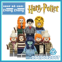 Xếp hình Harry Potter - Hermion - Ginny Weasley - Moaning Myrtle - Ron - Fred Lego Minifigures POGO PG8285
