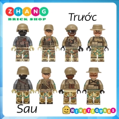 Xếp hình thủy quân lục chiến Mỹ United States Marine Corps Modern War Lego Minifigures Decool 308 311