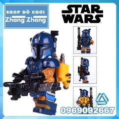 Xếp hình Star Wars C-3PO  - Ben Skywalker - Tarfful - Han Solo - Paz Vizla - Palpatine - Obi-wan Lego Minifigures WM6091