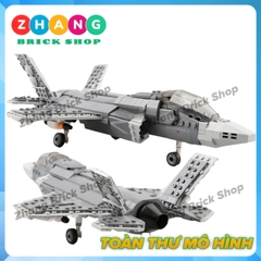 Đồ chơi xếp hình tiêm kích tàng hình F-35 Lightning Minifigures Xingbao XB06026