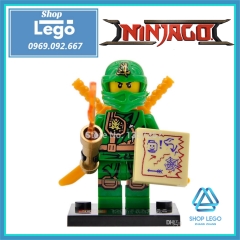 Xếp hình Ninjago WO - Zane - Golden Ninja - Pythor - Cole - Jay - Lloyd - Kai Lego Minifigures JR747