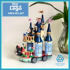 Xếp hình Xe lâu đài chuột Micky Mouse rất đẹp Lego Minifigures PRCK PRCK69654