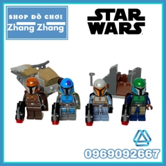 Đồ chơi xếp hình Star Wars Mandalorian Battle Pack Chiến tranh giữa các vì sao Minifigures K-007