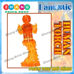 Đồ chơi lắp ráp Human Torch siêu anh hùng người lửa trong Fantastic 4 Minifigures G0151 G0384 Zhang Brick Shop