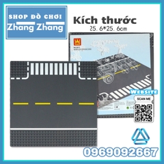 Xếp hình Lego Mô hình đường Baseplate Street Lepin King No 8810 8813