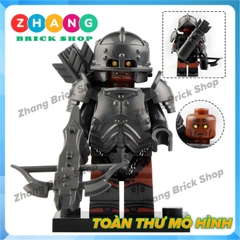 Xếp hình binh đoàn Orc - The lord of the ring Chúa tể những chiếc nhẫn Lego Minifigures Kruit KT1033