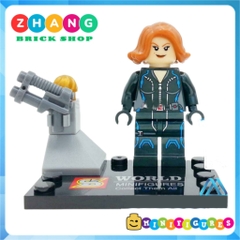Xếp hình Avengers: Age of Ultron Henchman Ultron Sentry Baron Struker Quick Silver Black Widow Lego Minifigures SY276
