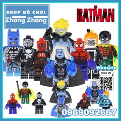 Đồ chơi Xếp hình Mister 08 Thor gồm Killer Frost - Punisher Toxin Ghost Rider - Robin Batman Minifigures POGO PG8194