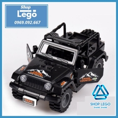 [52 hình] Xếp hình Xe Zeep SUV quân sự chuyên dùng lực lượng SWAT tác chiến địa hình Lego Minifigures Tbstoys Tbs J772