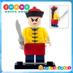 Đồ chơi xếp hình triều đình nhà Thanh Ngự tiền thị vệ đại đô đốc Minifigures Xinh X0329