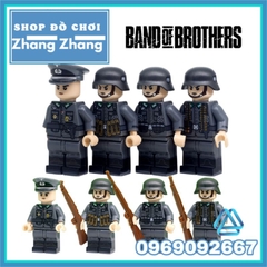 Đồ chơi xếp hình lính phát xít Đức trong thế chiến II Band of Brothers Minifigures JG001 004