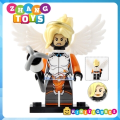Xếp hình Over Watch D.Va Reinhardt Wihelm Jesse Mccree Reaper Soldier 76 Shimada Hanzo Mercy Lego Minifigures Xinh X0230
