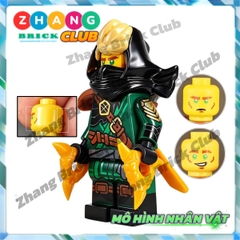 Mô hình nhân vật Ninja Dragon Rising 4 Mysterious Ronin Lloyd Zhang Brick Shop