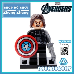 Xếp hình Avengers Civil War Falcon - Winter Soldier - She Hulk - Black Panther - War Machine Lego Minifigures Xinh x0114
