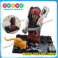 Xếp hình Pirates of the Caribbean: Salazar’s Revenge và Jack Sparrow Lego Minifigures KSZ719