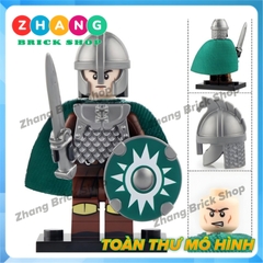 Xếp hình The Lord of the Rings chiến binh Rohan trong chúa tể những chiếc nhẫn Lego Minifigures Koruit KT1046