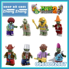 Xếp hình Plants vs Zombies Cây đại chiến xác sống vui nhộn cho trẻ em phát triển thông minh Lego Minifigures POGO PG8197