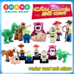 Xếp hình Toy Story : Câu chuyện đồ chơi Buzz Lightyear - Woody - Jessie Lego Minifigures POGO PG8222